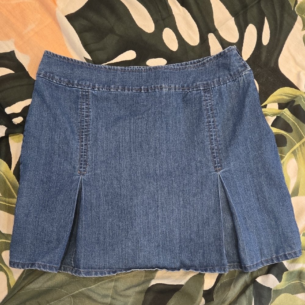 Sonoma Classic Blue A-Line Skirt